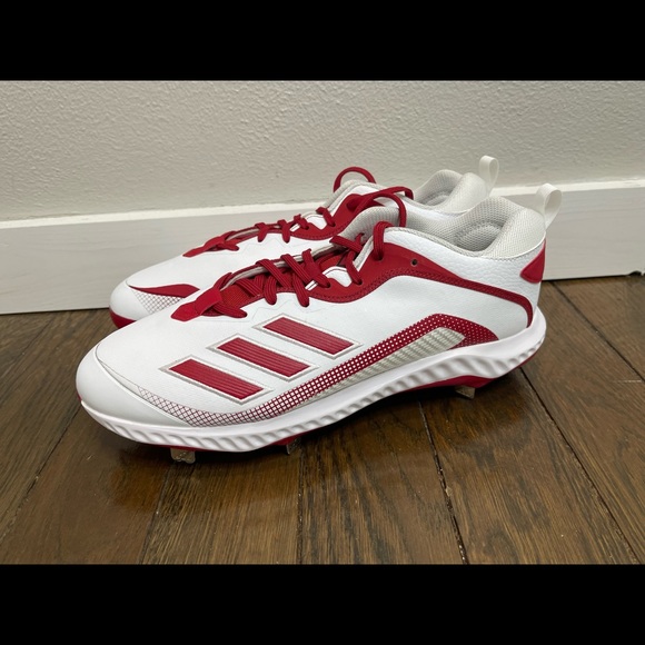 adidas gazelle silver green womens Adidas Icon 7 Boost Metal Cleats Black/White Sz 14  Home Run Sports